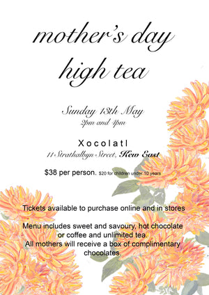 MOTHER'S DAY HIGH TEA