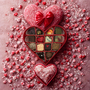 Mother's Day 14pc Heart Box