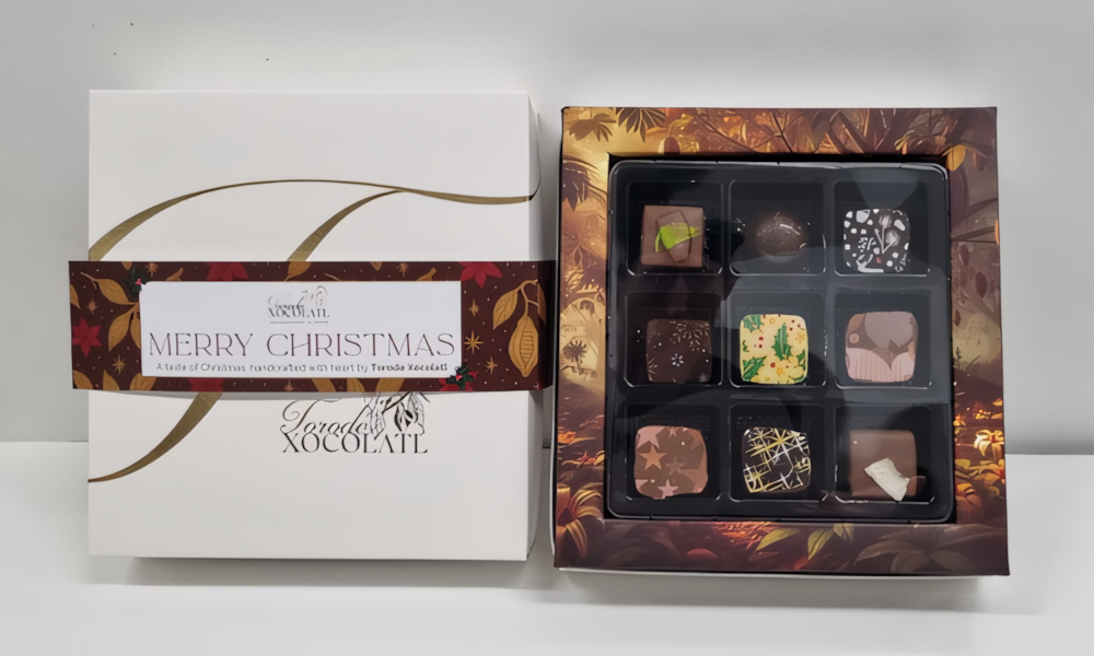 Christmas 9 Piece Chocolate Box