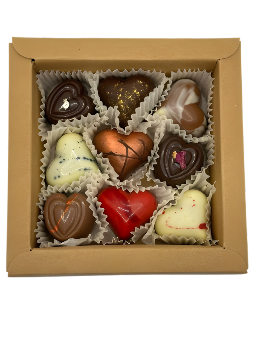 9-piece heart selection