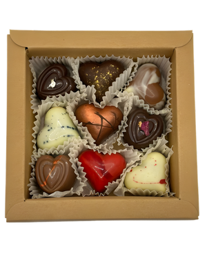 9-piece heart selection