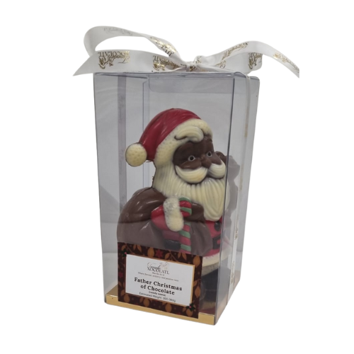 Father Christmas of Chocolate (candy cane santa)