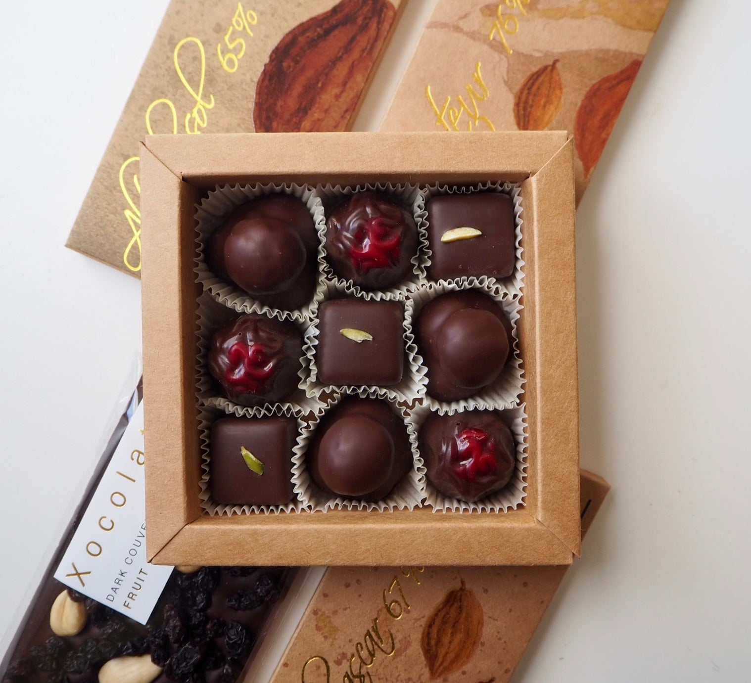 9 Piece Bonbon Box — Chocolat Shanah