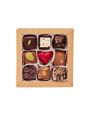 9 Piece Chocolate Box